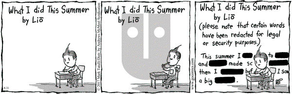Lio on Thursday August 31, 2017 Comic Strip