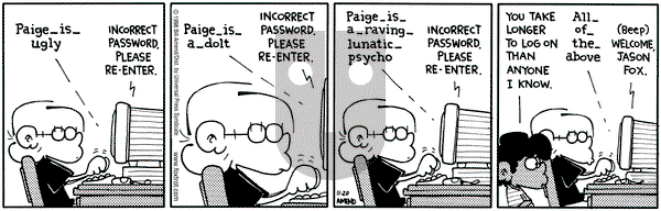 FoxTrot on Monday December 21, 1998 Comic Strip