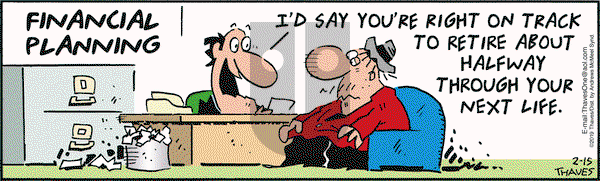 Frank and Ernest on Friday February 15, 2019 Comic Strip