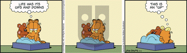 Garfield on Tuesday January 1, 2019 Comic Strip