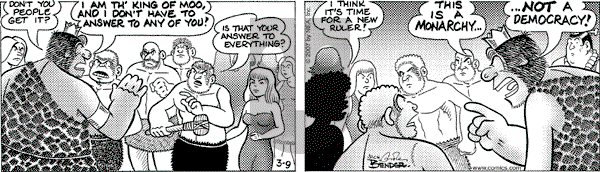 Alley Oop on Friday March 9, 2007 Comic Strip