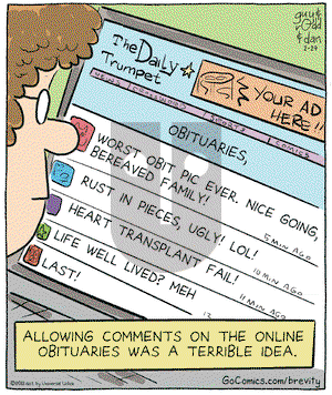 Brevity on Wednesday February 29, 2012 Comic Strip