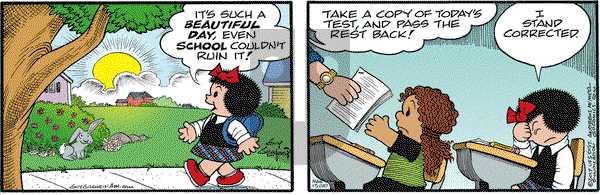 Nancy on Monday March 13, 2017 Comic Strip