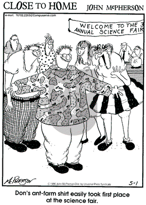 Close to Home - Wednesday May 1, 1996 Comic Strip