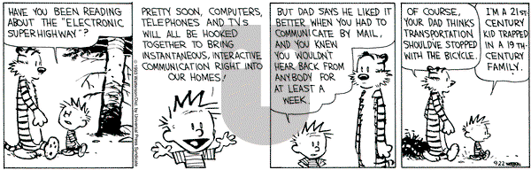 Calvin and Hobbes on Wednesday September 22, 1993 Comic Strip