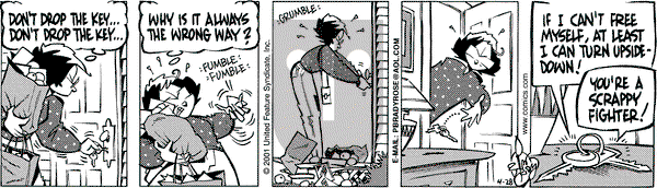 Rose is Rose on Saturday April 28, 2001 Comic Strip