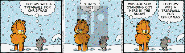 Garfield on Monday December 29, 2014 Comic Strip