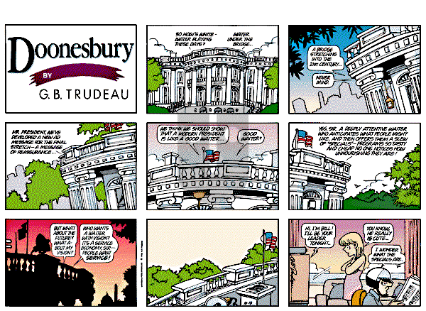 Doonesbury - Sunday October 13, 1996 Comic Strip