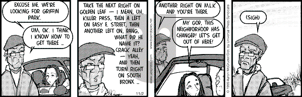 The Boondocks - Tuesday November 2, 1999 Comic Strip