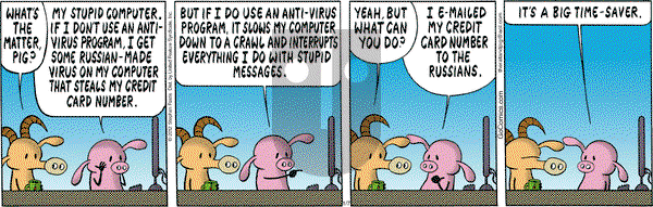 Pearls Before Swine on Saturday January 7, 2012 Comic Strip