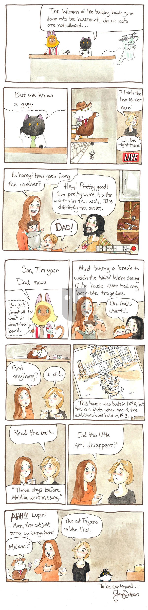 Breaking Cat News on Sunday January 22, 2017 Comic Strip