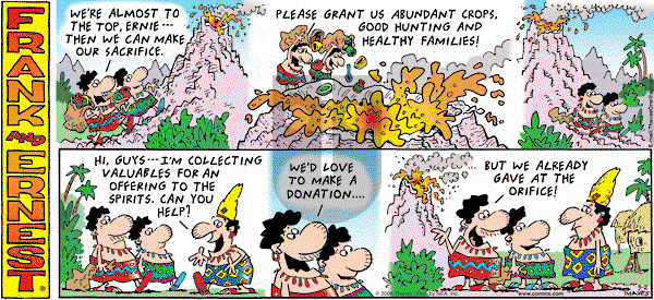 Frank and Ernest on Sunday March 2, 2008 Comic Strip