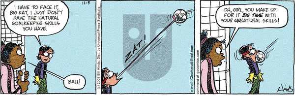 Cleats on Wednesday November 5, 2008 Comic Strip