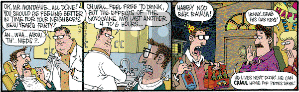 Monty on Monday December 31, 2012 Comic Strip