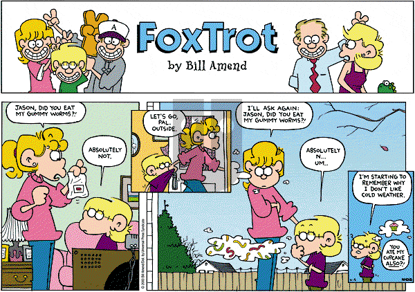 FoxTrot on Sunday November 5, 2000 Comic Strip