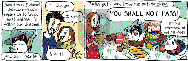 Breaking Cat News on Saturday July 4, 2020 Comic Strip