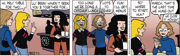 Luann on Monday September 3, 2018 Comic Strip