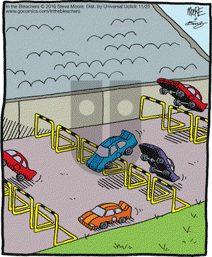 In the Bleachers on Friday November 25, 2016 Comic Strip
