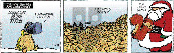Over the Hedge on Thursday December 25, 2014 Comic Strip