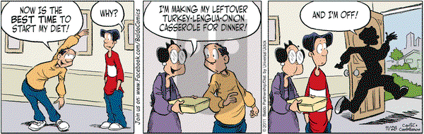 Baldo on Monday November 28, 2011 Comic Strip