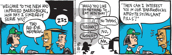 La Cucaracha on Wednesday March 12, 2008 Comic Strip