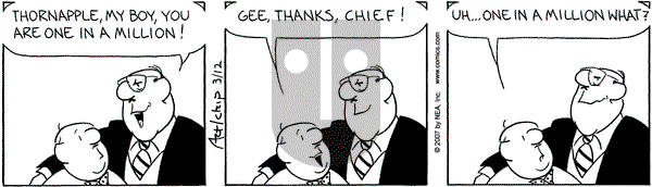 The Born Loser on Monday March 12, 2007 Comic Strip