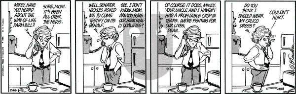 Doonesbury on Tuesday February 26, 1985 Comic Strip