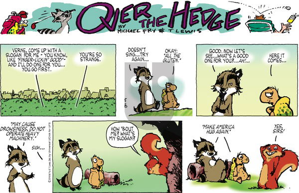 Over the Hedge on Sunday May 8, 2016 Comic Strip