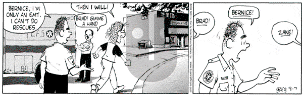 Luann on Wednesday August 7, 2002 Comic Strip