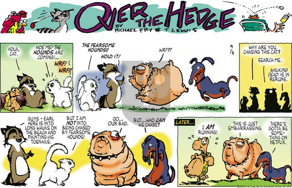 Over the Hedge on Sunday September 13, 2015 Comic Strip