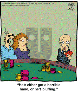 In the Bleachers on Friday November 4, 2016 Comic Strip