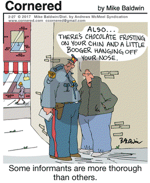 Cornered on Monday February 27, 2017 Comic Strip