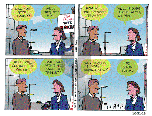 Ted Rall on Wednesday October 31, 2018 Comic Strip