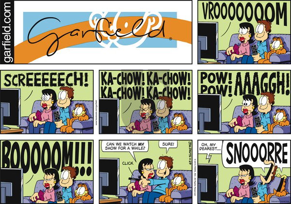 Garfield on Sunday November 29, 2015 Comic Strip
