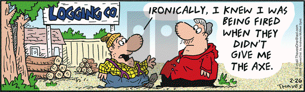 Frank and Ernest on Monday February 26, 2018 Comic Strip
