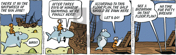 Sherman's Lagoon on Friday April 11, 2025 Comic Strip