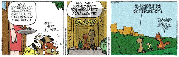 Over the Hedge on Friday October 31, 2008 Comic Strip