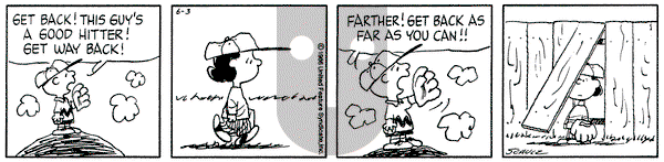 Peanuts on Tuesday June 3, 1986 Comic Strip