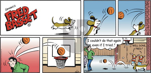 Fred Basset on Sunday May 13, 2018 Comic Strip
