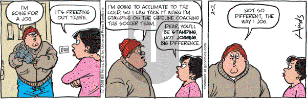 Cleats - Monday February 2, 2009 Comic Strip