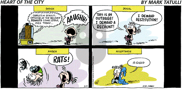 Heart of the City on Sunday March 19, 2000 Comic Strip