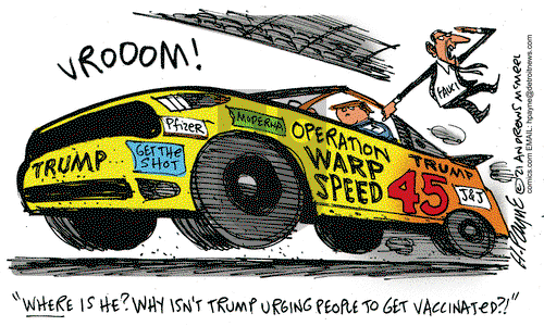 Henry Payne on Wednesday March 17, 2021 Comic Strip