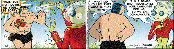 Alley Oop on Thursday November 24, 2016 Comic Strip