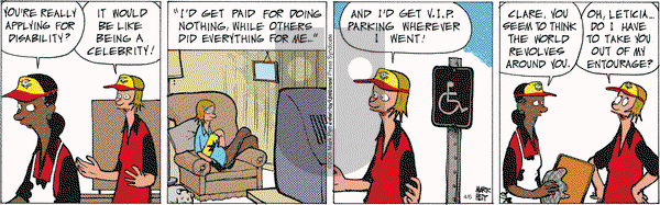 Lucky Cow on Wednesday April 6, 2005 Comic Strip