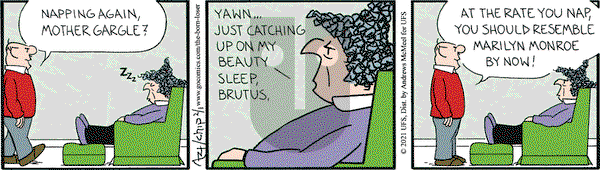 The Born Loser on Monday February 1, 2021 Comic Strip