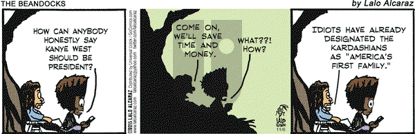 La Cucaracha on Friday November 6, 2015 Comic Strip