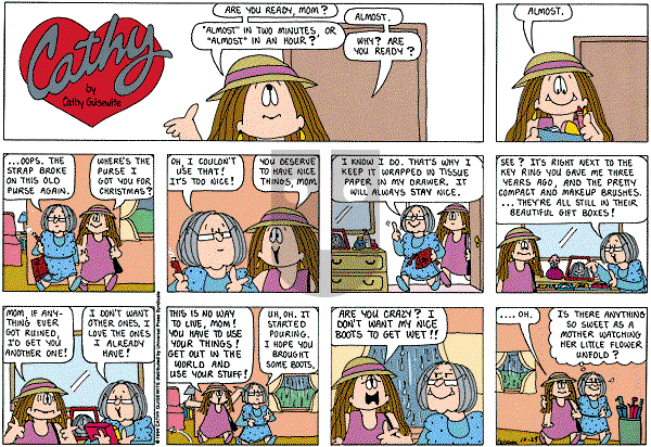 Cathy Classics - Sunday October 30, 2011 Comic Strip