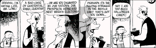 Mr. Lowe on Friday November 1, 2024 Comic Strip