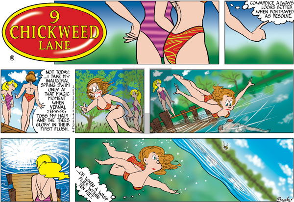 9 Chickweed Lane on Sunday April 27, 2003 Comic Strip