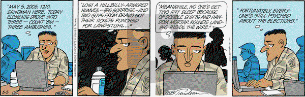 Doonesbury on Thursday May 5, 2005 Comic Strip